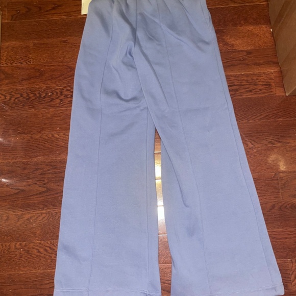 Logilates Travel Trouser Sweat Pants Wide Leg Blue Women’s XS - Picture 3 of 5
